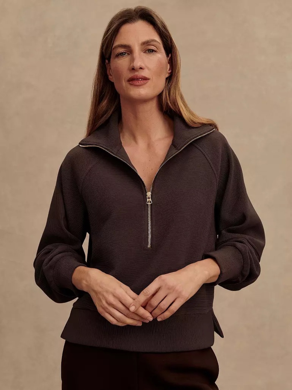 Varley Milano 1/2 Zip Sweatshirt Size Small